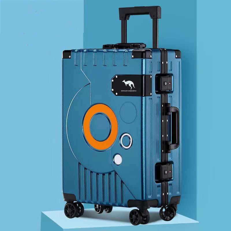 Spinner Wheel Rolling Suitcase 20 Inch - حقائب سفر بإطار ألومنيوم للرجال والنساء،