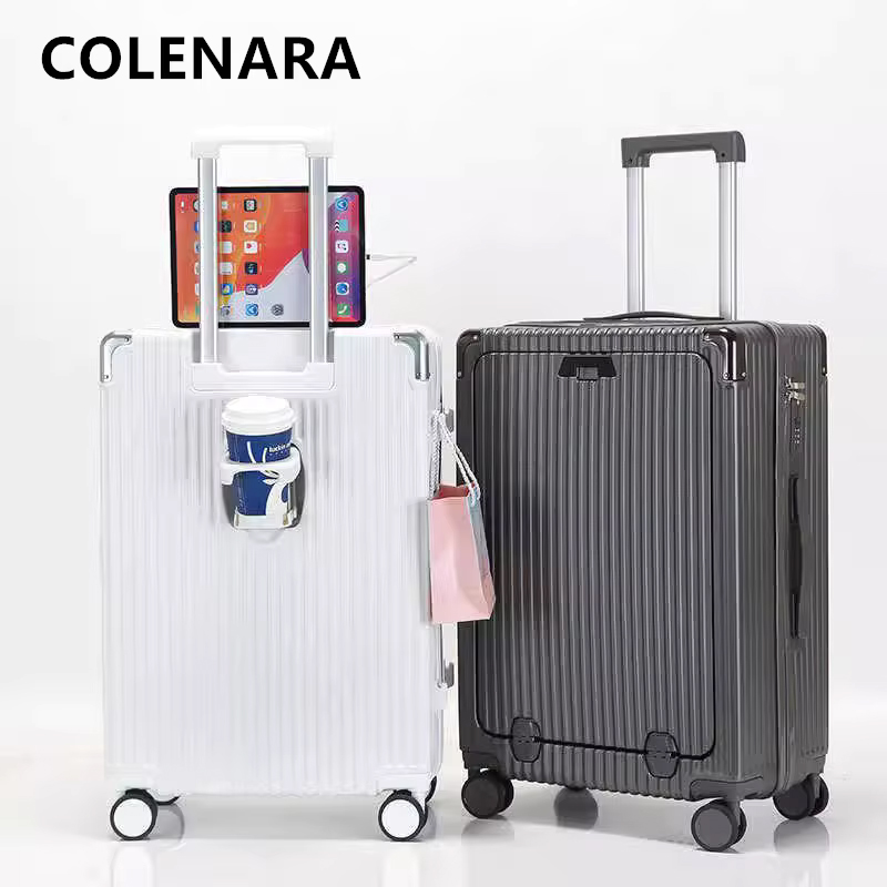 حقيبة سفر COLENARA مقاس 20 و24 - مراجعة Spinner Wheel Rolling Suitcase 20 Inch وسعره