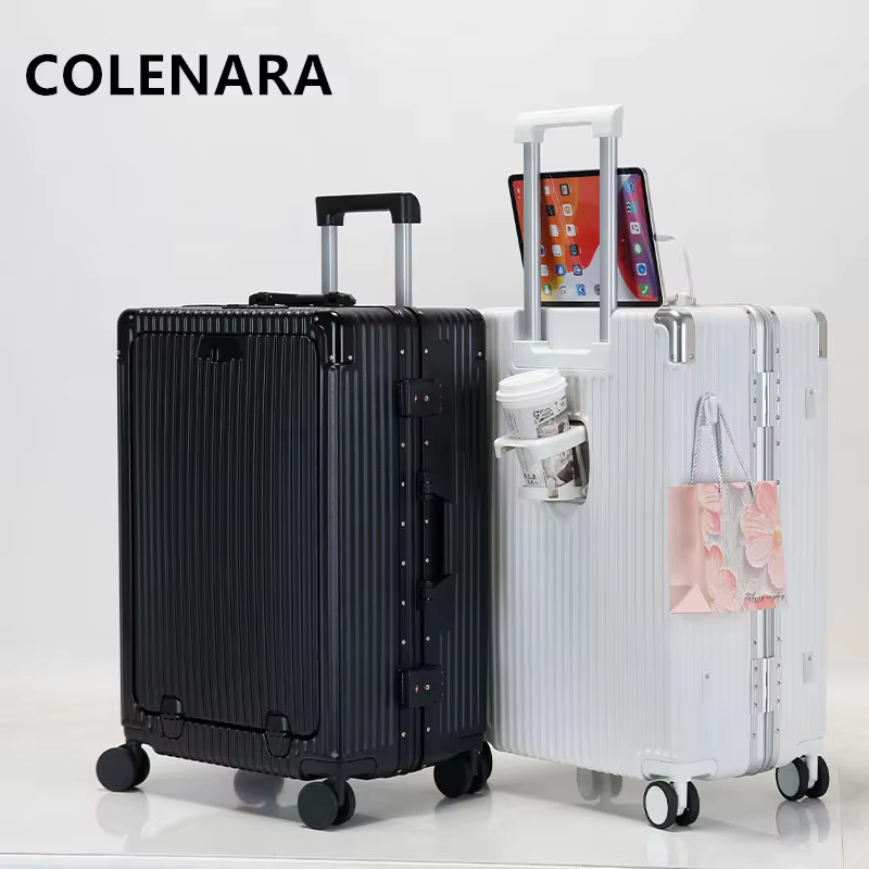 حقيبة سفر COLENARA مقاس 20 و24 - مراجعة Spinner Wheel Rolling Suitcase 20 Inch وسعره
