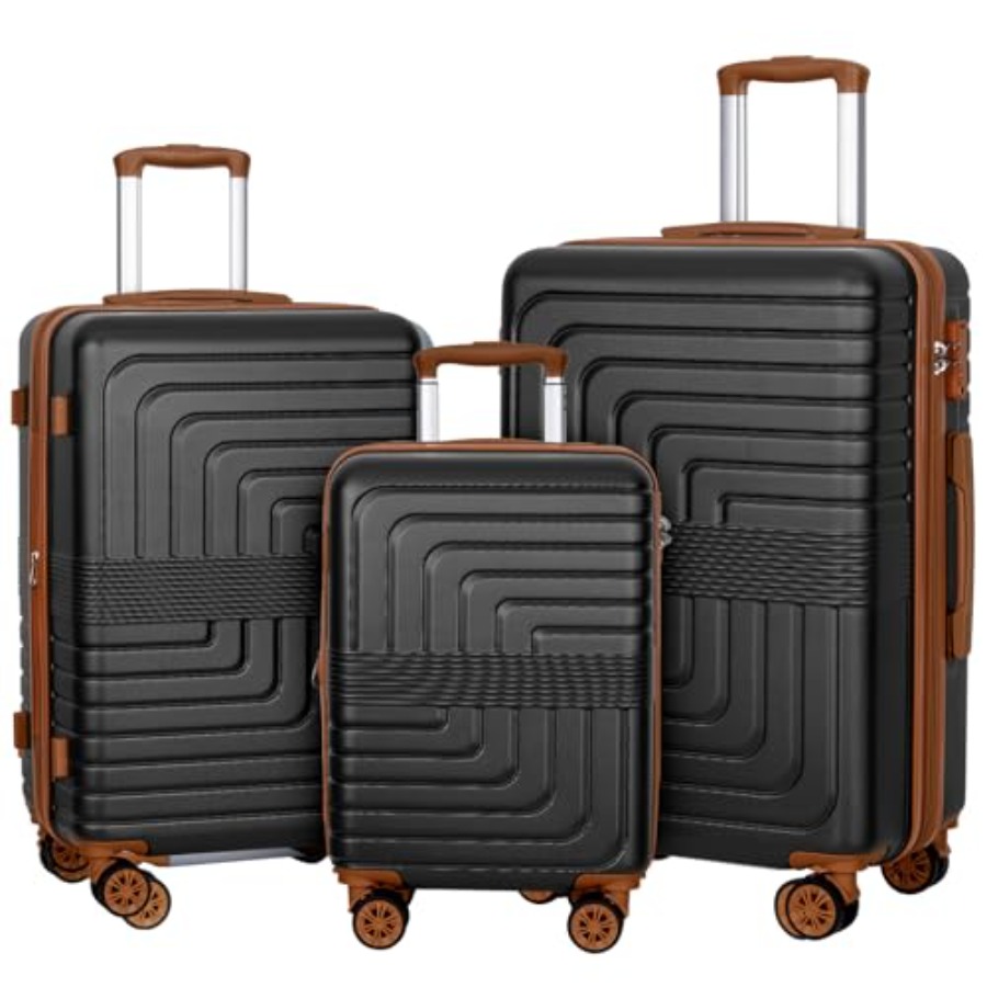 مجموعة حقائب سفر قابلة للتوسيع - مراجعة Expandable Hard Shell Luggage Set وسعره