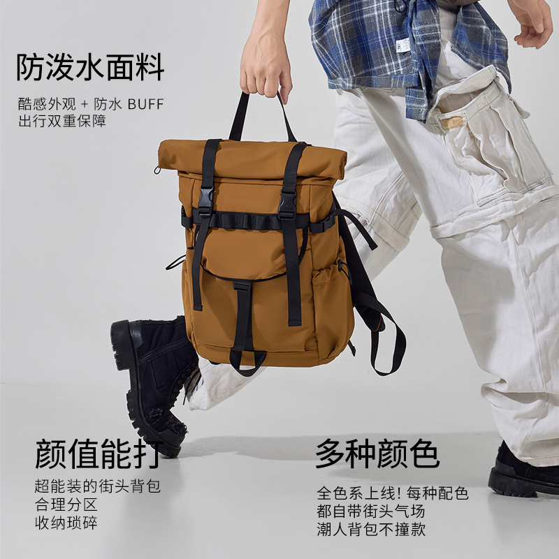 حقيبة ظهر جديدة للرجال قابلة ل - مراجعة Foldable Rolling Luggage Bag وسعره