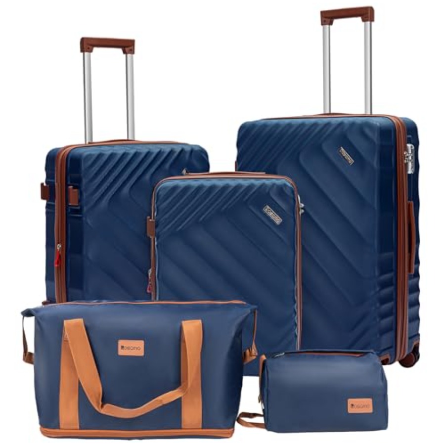 مجموعة حقائب سفر قابلة للتوسيع - مراجعة Expandable Hard Shell Luggage Set وسعره