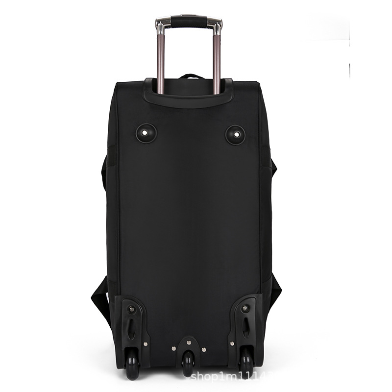 حقيبة سفر متينة بعجلات قابلة ل - مراجعة Foldable Rolling Luggage Bag وسعره
