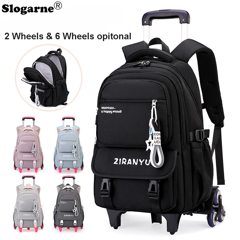 حقيبة ظهر بعجلات للطلاب والأطف - مراجعة Foldable Rolling Luggage Bag وسعره