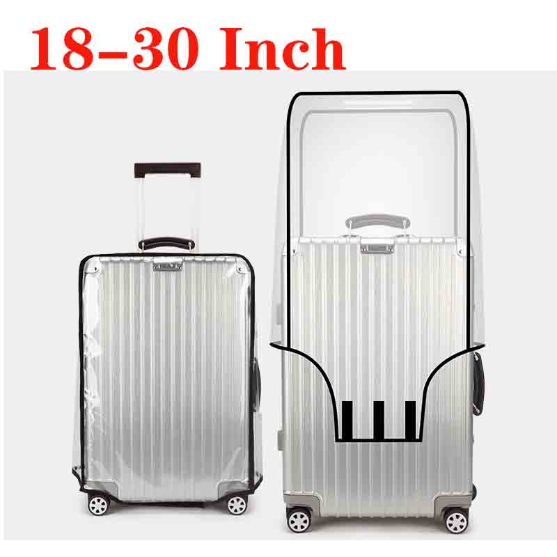 18-30 بوصة حقيبة غطاء بولي كلو - مراجعة Waterproof Suitcase Cover Protector وسعره