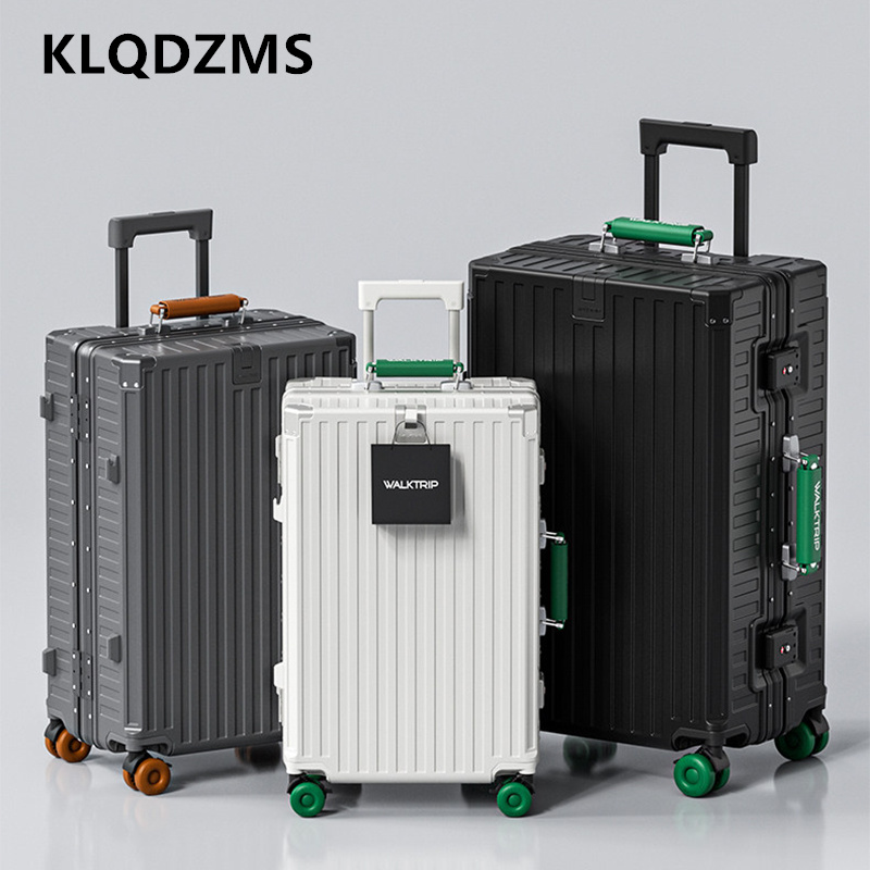 حقيبة سفر KLQDZMS مقاس 20 و24  - مراجعة Spinner Wheel Rolling Suitcase 20 Inch وسعره