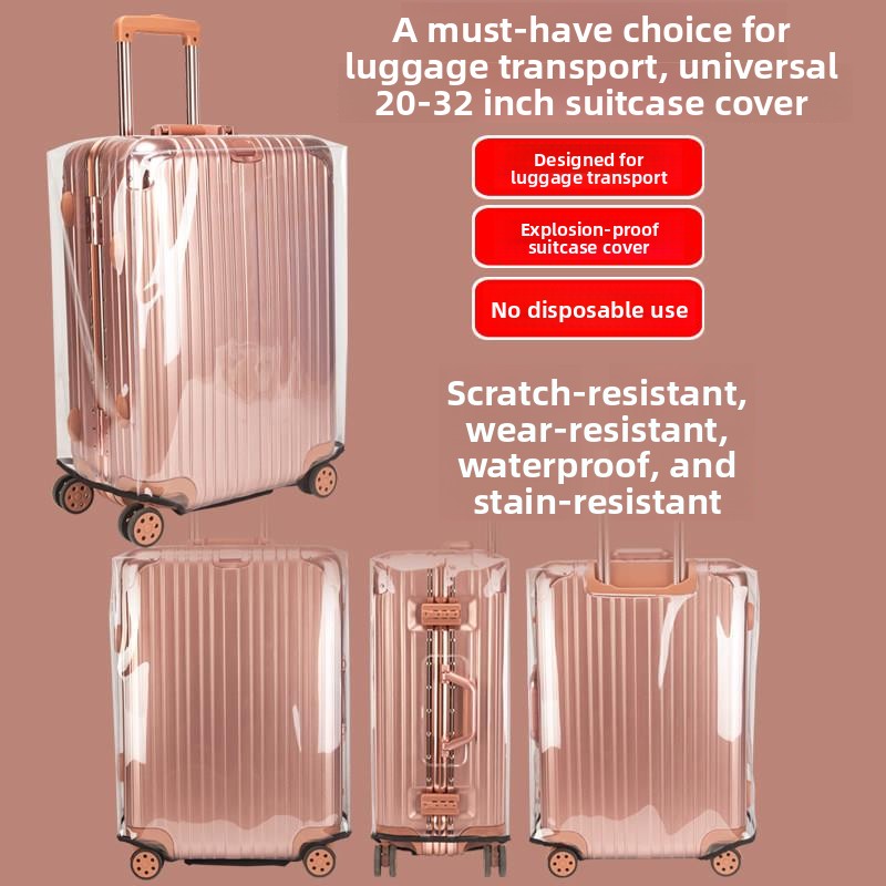 غطاء حماية سميك للأمتعة شفاف و - مراجعة Luggage Protective Cover Transparent وسعره