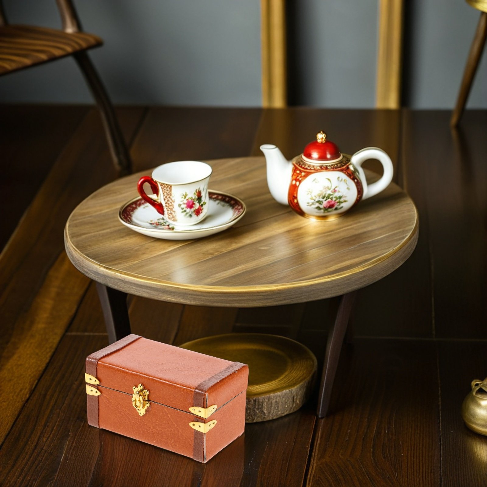 حقيبة سفر صغيرة بتصميم عتيق، ص - مراجعة Retro Vintage Trunk Suitcase وسعره