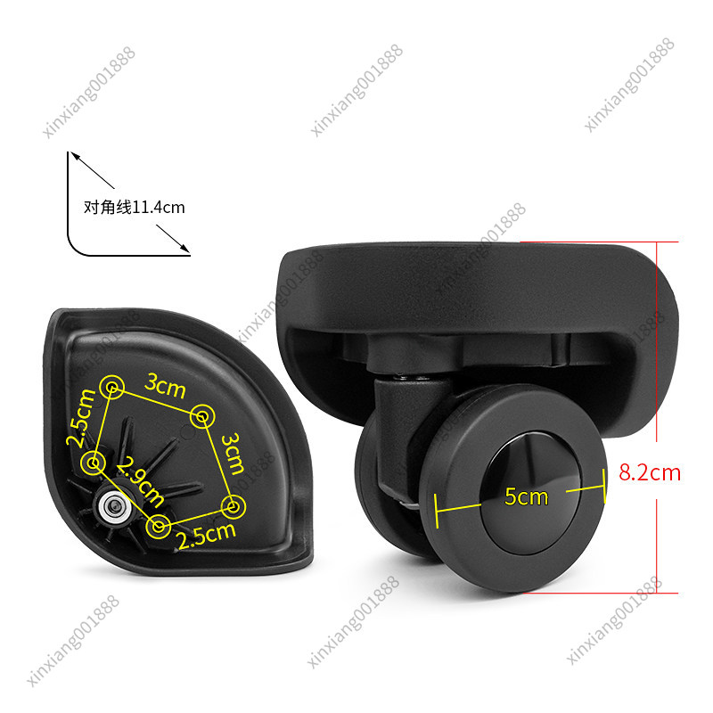 عجلات بديلة صامتة من نوع Sheng - مراجعة Silent Replacement Luggage Wheels وسعره