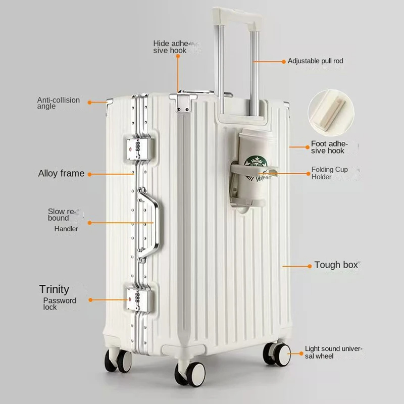 حقيبة سفر بإطار ألومنيوم محدثة - مراجعة Aluminum Frame Carry On Luggage وسعره